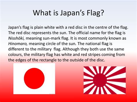 japan flag colors represent